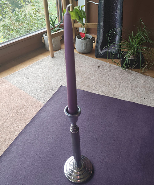 Verstellbarer Kerzenständer für Tratak-Meditation (Edelstahl)