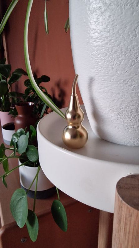 Wu Lou Feng Shui symbol of health, happiness and abundance (clean brass)