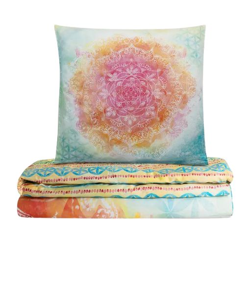 Ecological bed linen with crystals and sacred geometry - Mavrica